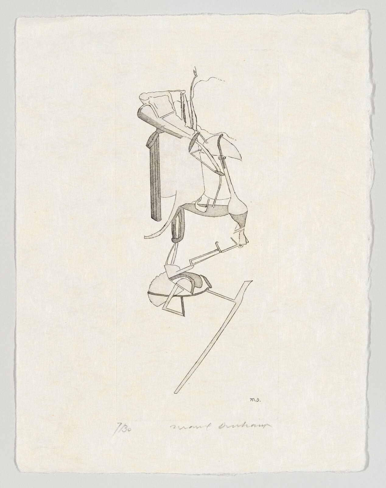 Marcel Duchamp, The bride. The Large Glass and Related Works series, 1965-66