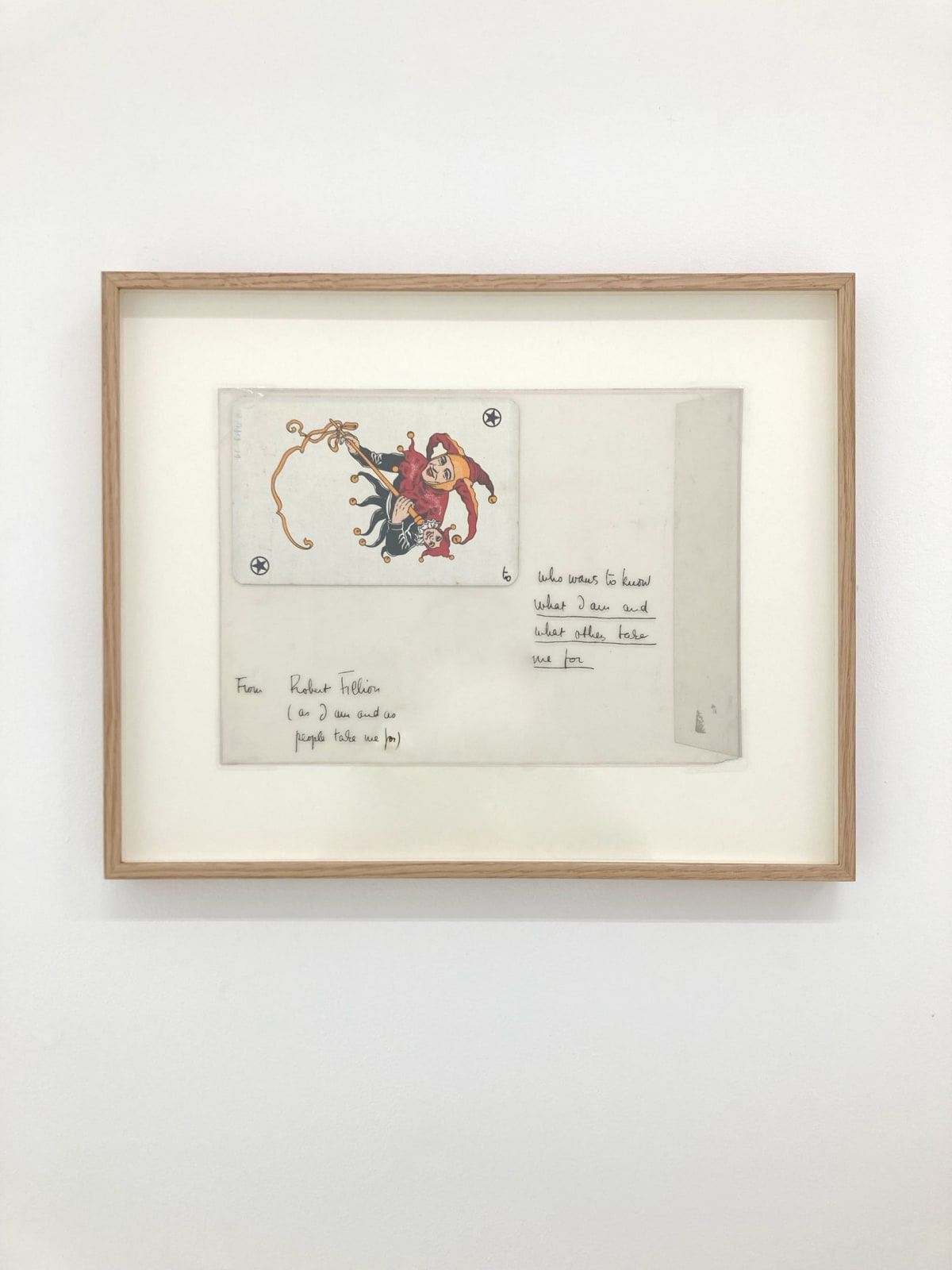 Robert Filliou, Joker, 1969