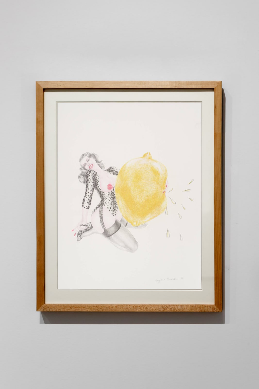 Margaret Harrison, Take one lemon, 1971
