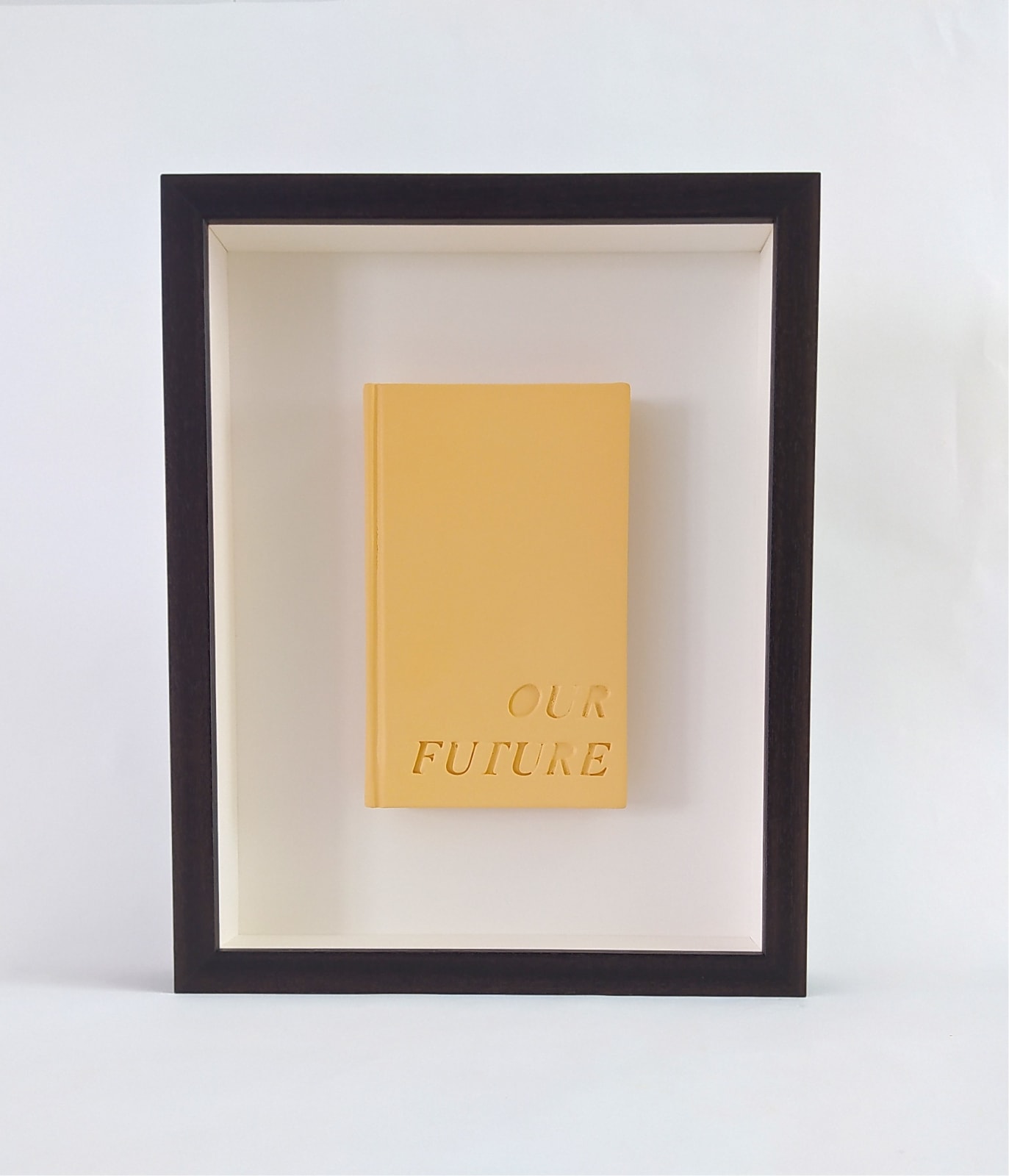 Avelino Sala, Our Future. Books for an unwritten history series (yellow), 2020