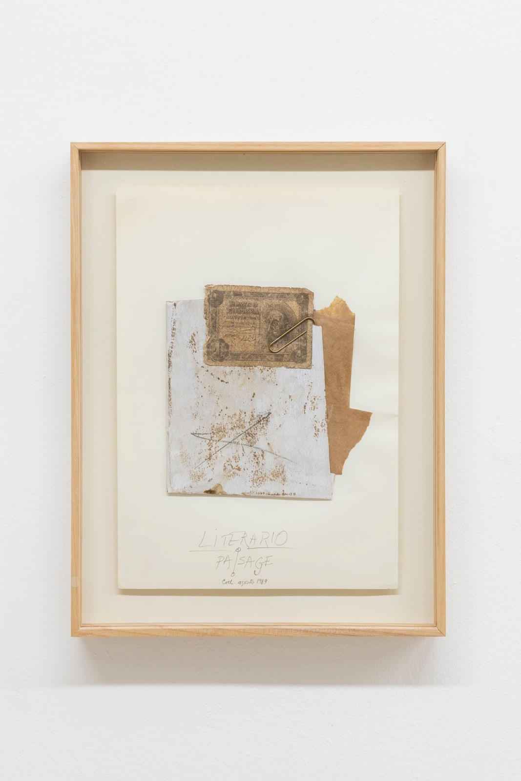 Carlos Pazos, Livre de Brouillon. S/T (Literario Paisaje), 1989