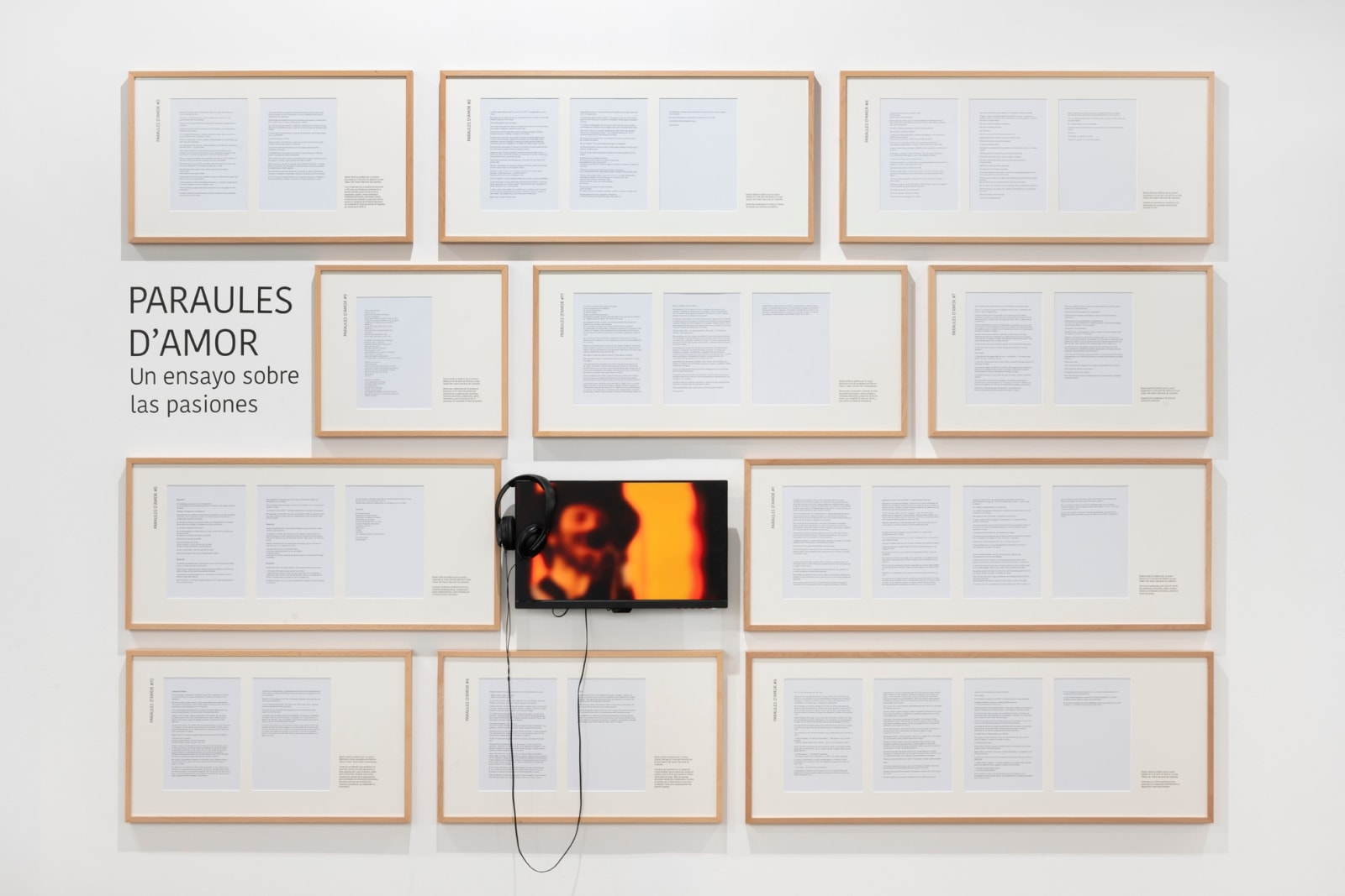 Núria Güell, Paraules d'Amor (vídeoinstal·lació), 2024