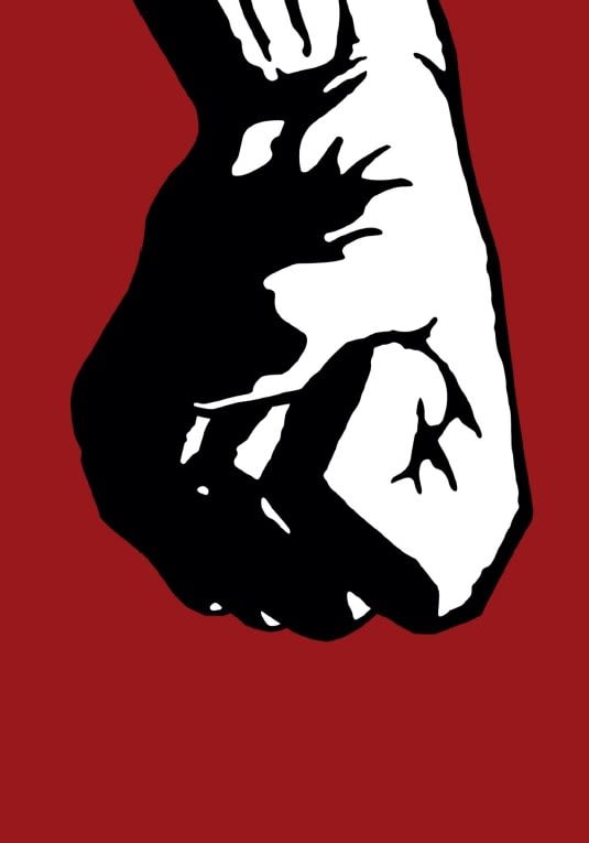 DEMOCRACIA, 1 de Mayo contra el trabajo, Bandera, 2025