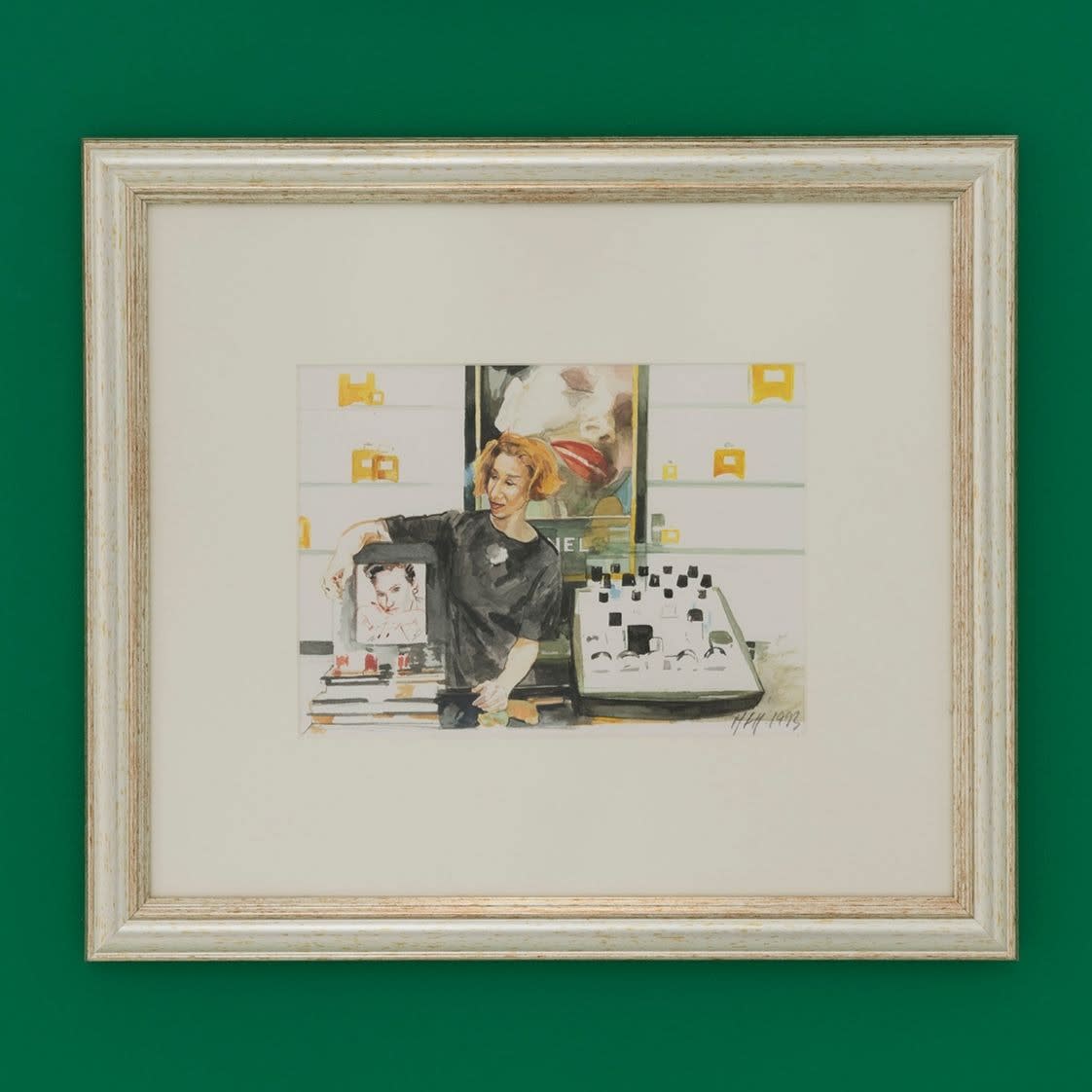 Margaret Harrison, Scents of Identity: Fenwicks store, London (1), 1993