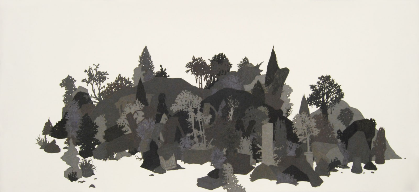 Abdelkader Benchamma, Paysage de Nuit, 2010