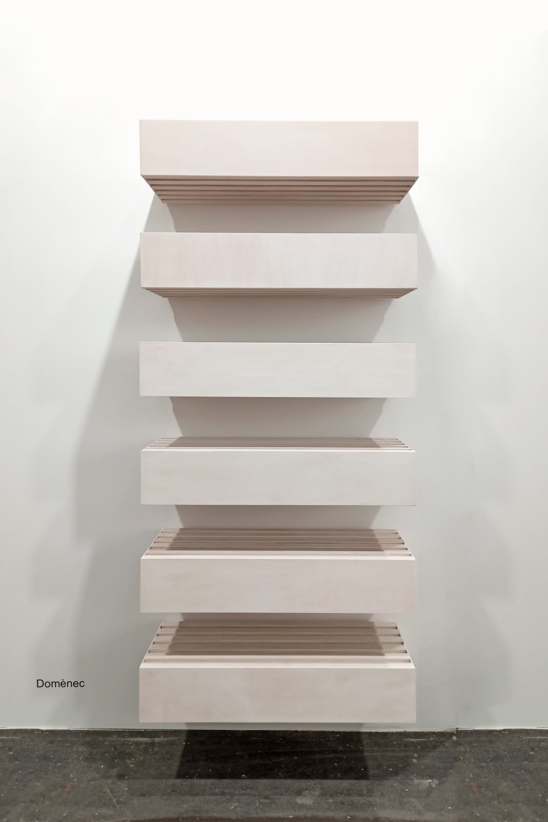Domènec, Six blocks of social housing (after Donald Judd), 2023