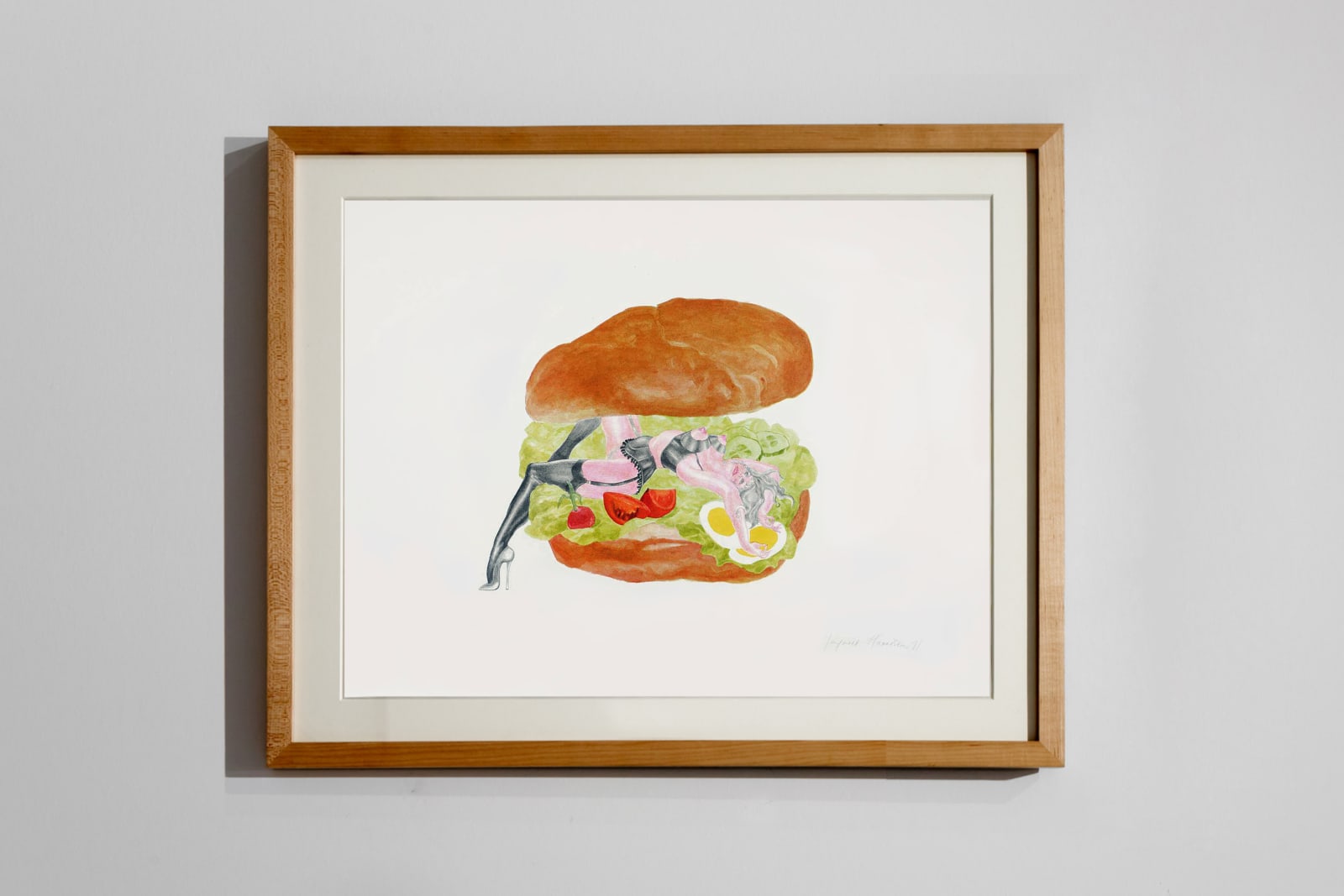 Margaret Harrison, Good enough to eat (4), 1971