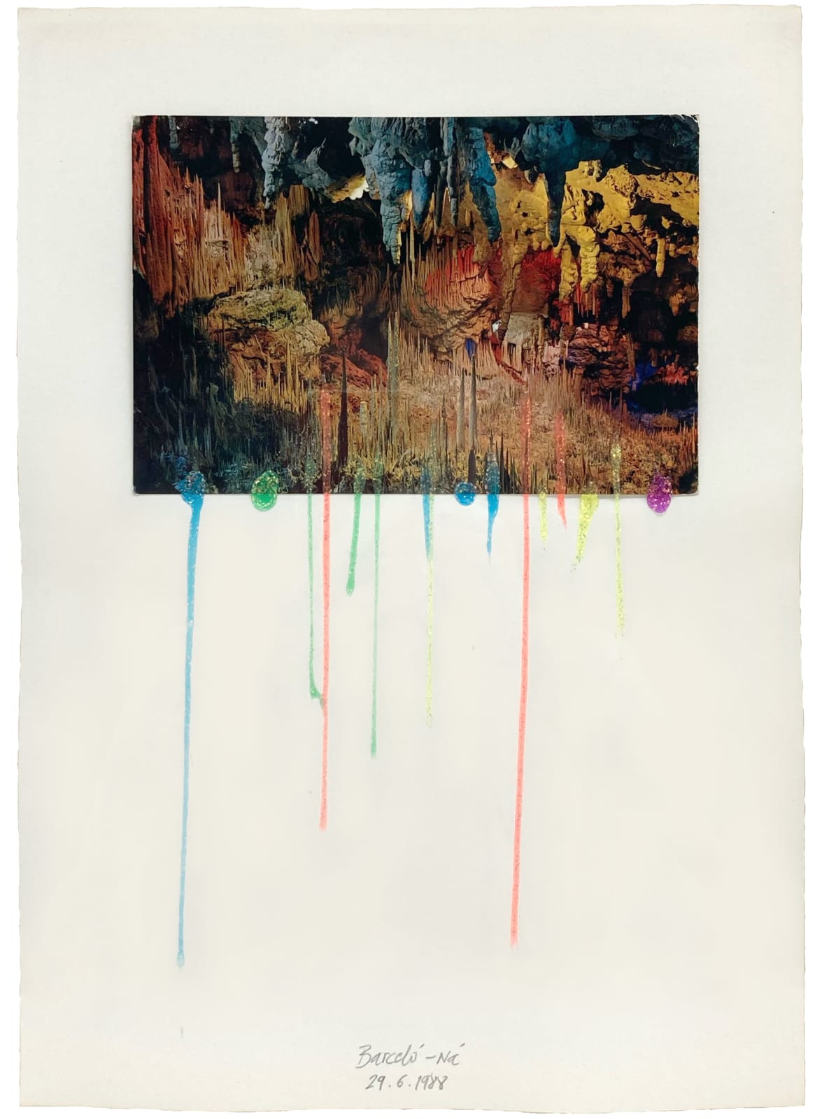 Carlos Pazos, Livre de Brouillon. S/T (Gruta), 1988