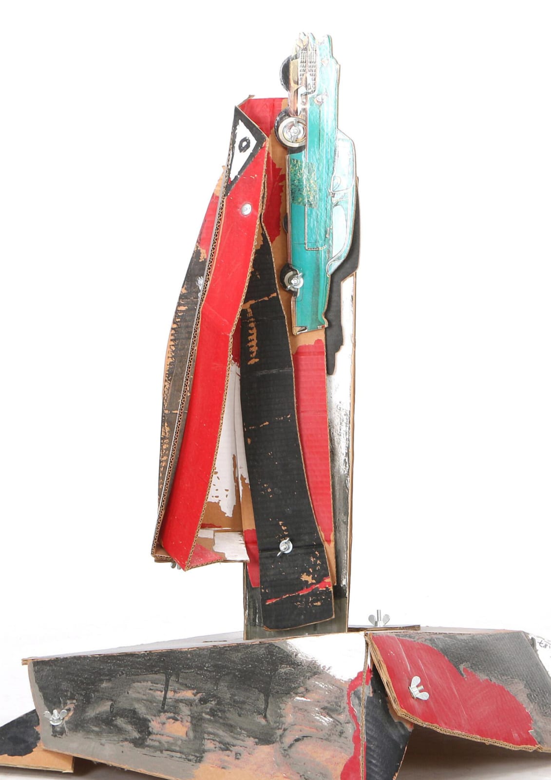 Wolf Vostell, Auto Beton Brunnen (Fontaine Auto Béton), 1987