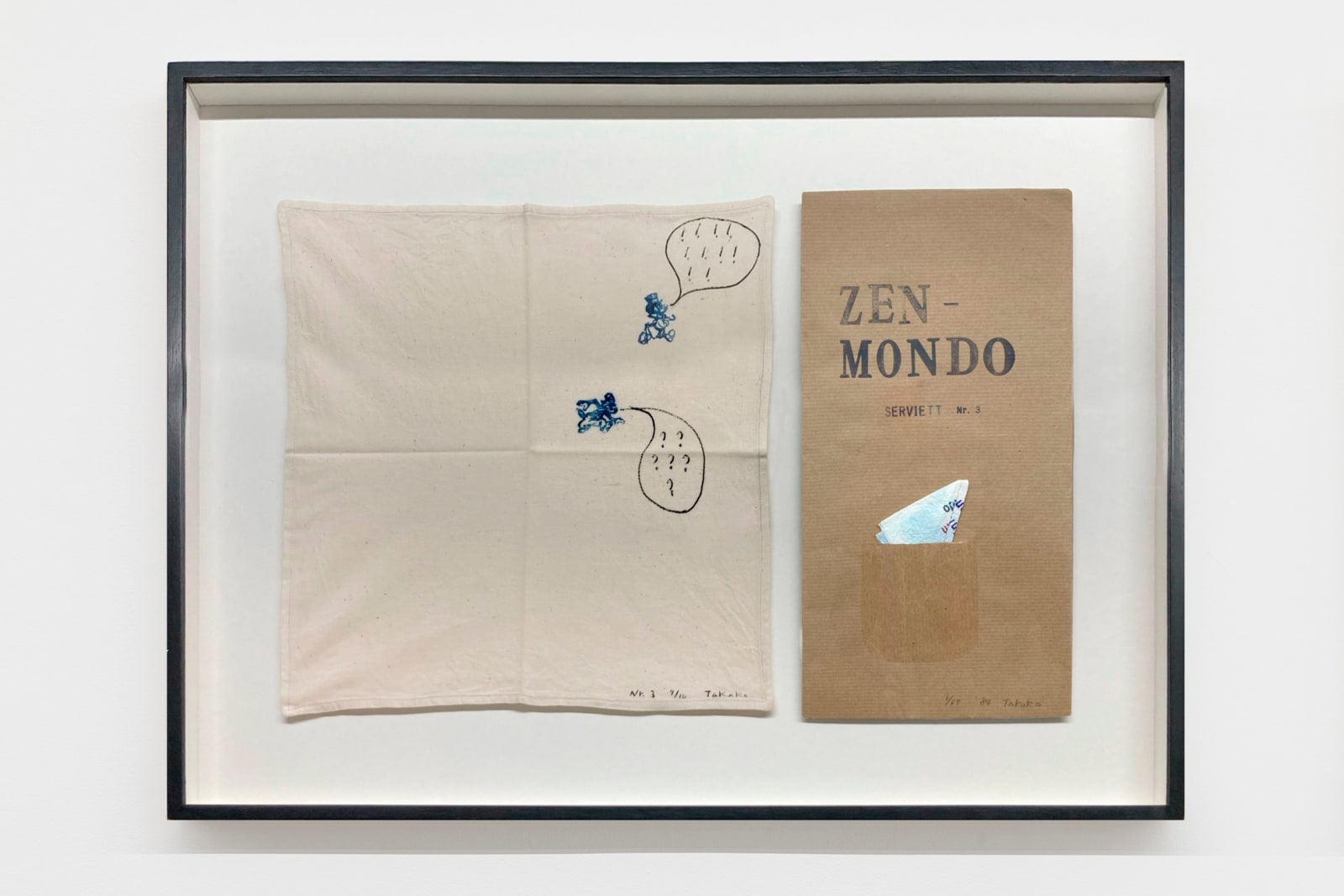 Takako Saito, Zen Mondo, Serviette Number 3, 1984