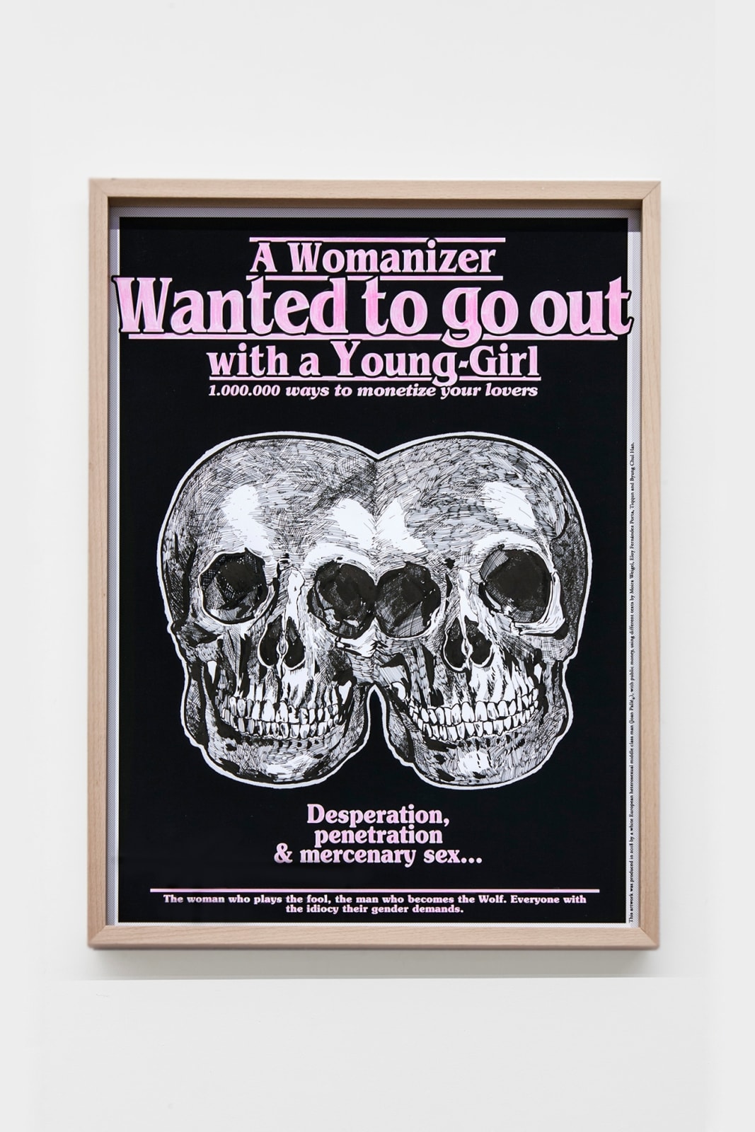Joan Pallé, Postfordism & seduction. Biopolitical dissection 5, 2018