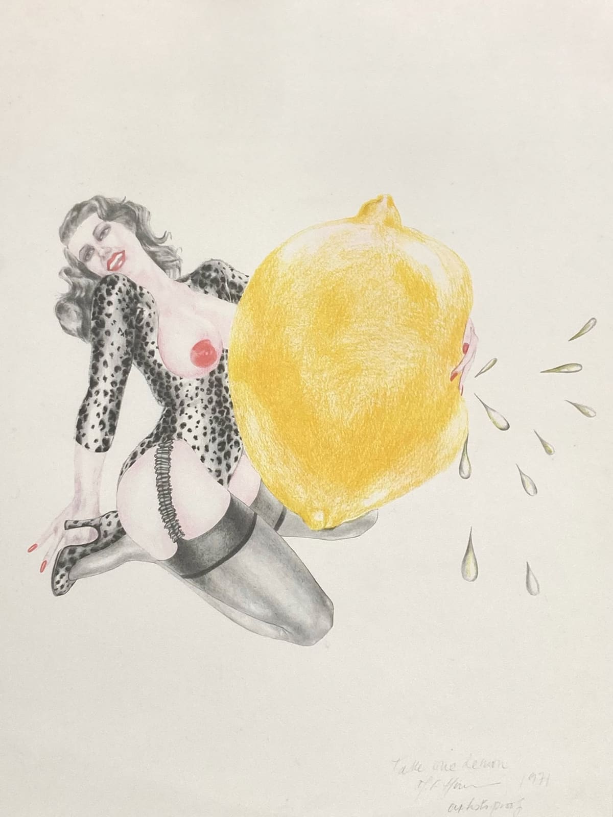 Margaret Harrison, Take one lemon, 1971 (2010)