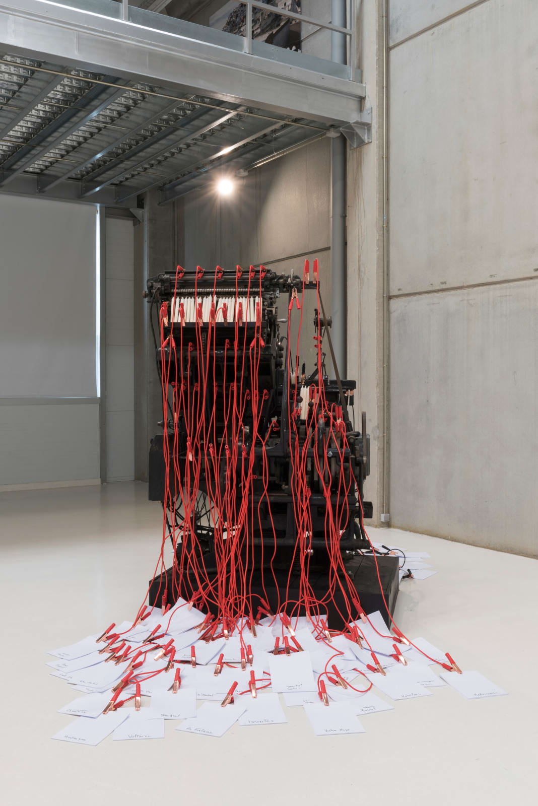 mounir fatmi, The Index and the Machine 01, 2016