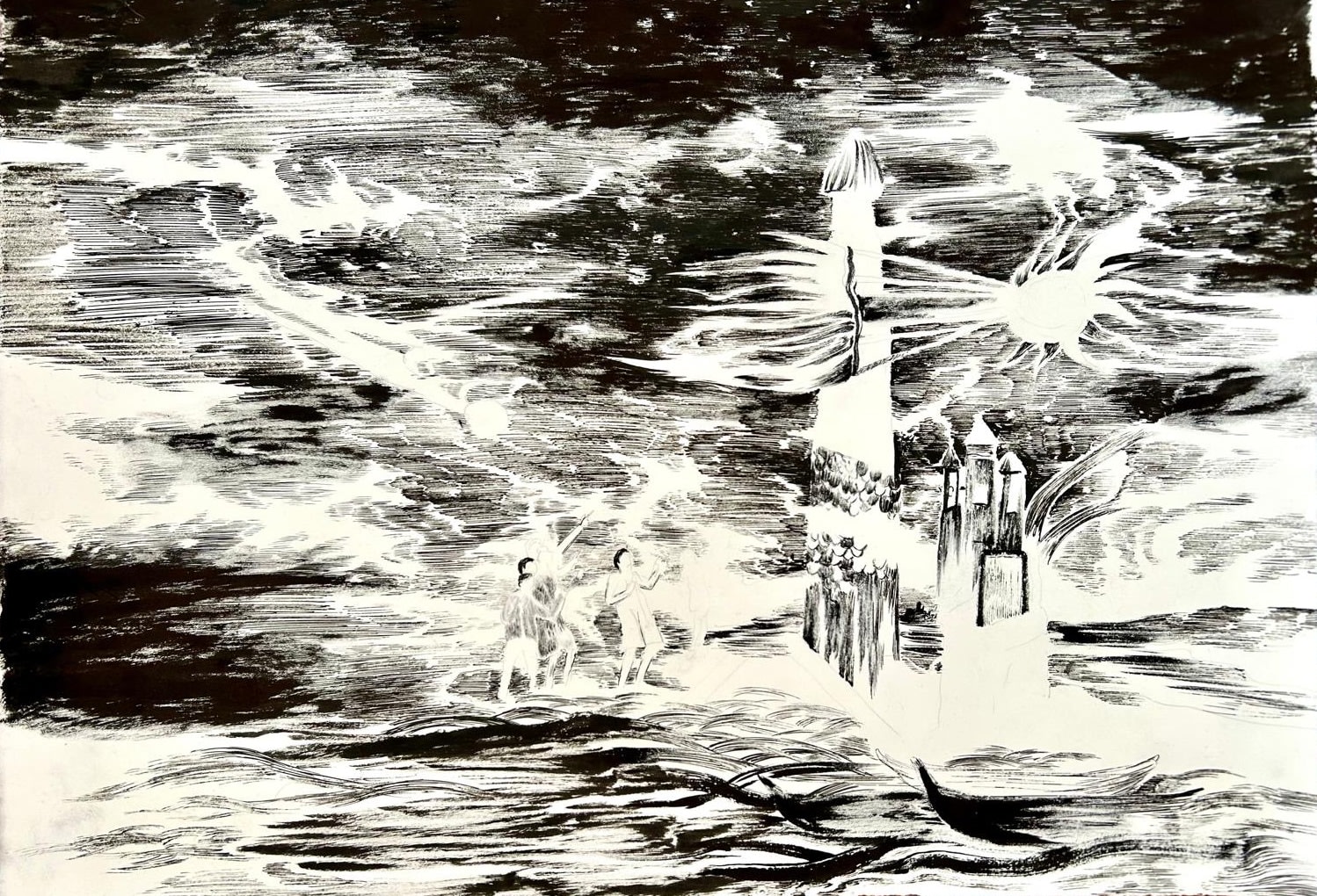 Abdelkader Benchamma, Aerolites Halley (commissioned), 2025