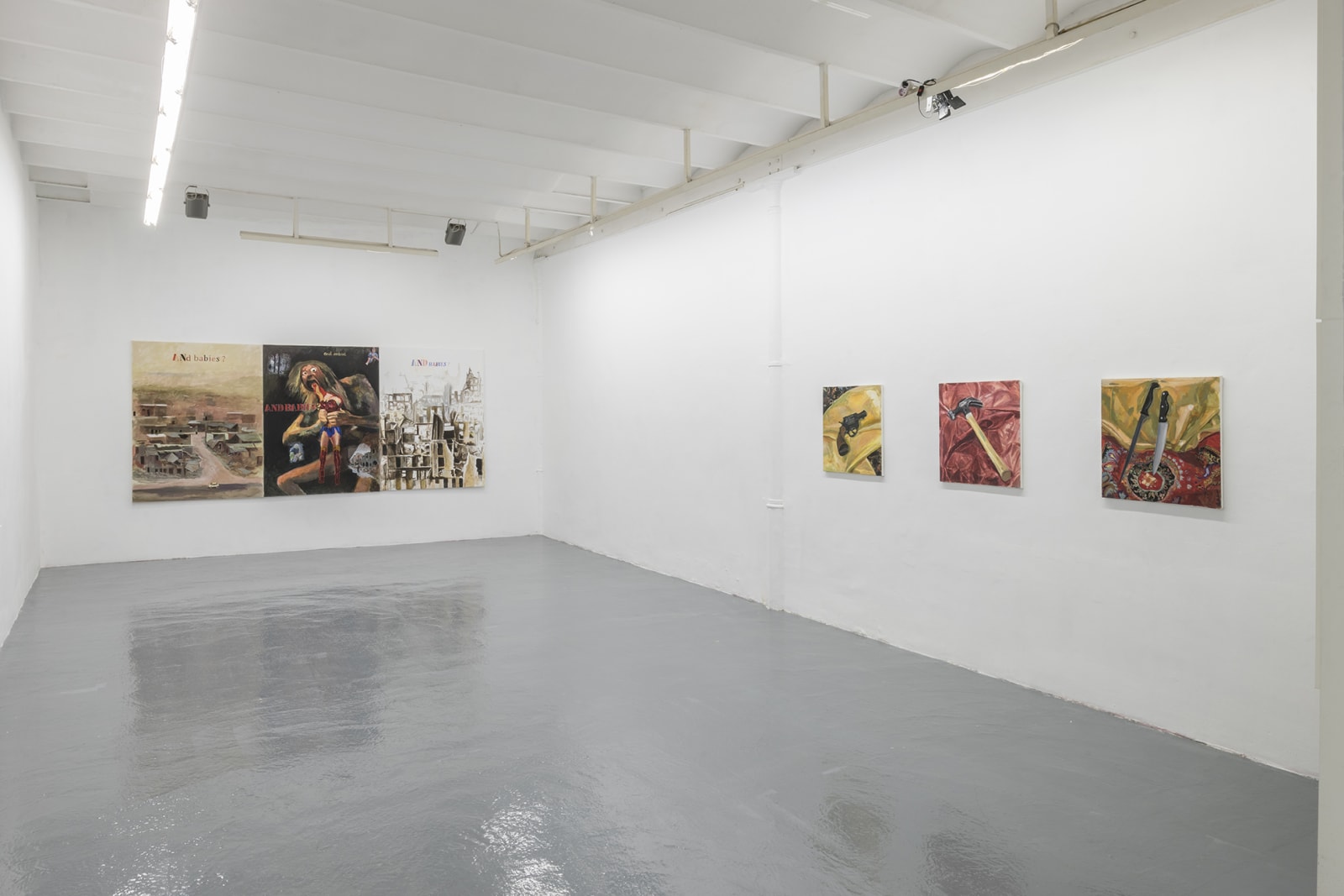 Margaret Harrison, Beautiful Ugly Hand Gun, 2004