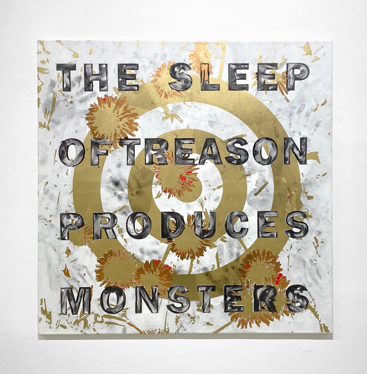 Kendell Geers, The Sleep of Treason Produces Monsters (After Francisco Goya), 2025