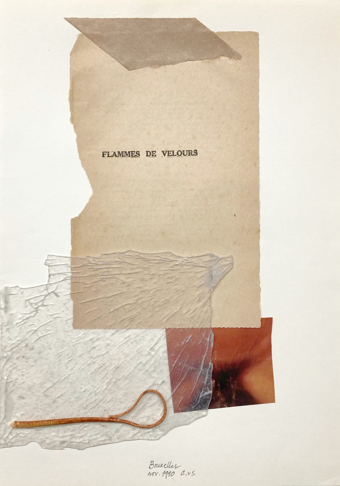 Carlos Pazos, Livre de Brouillon. S/T (Flammes de Velours), 1990