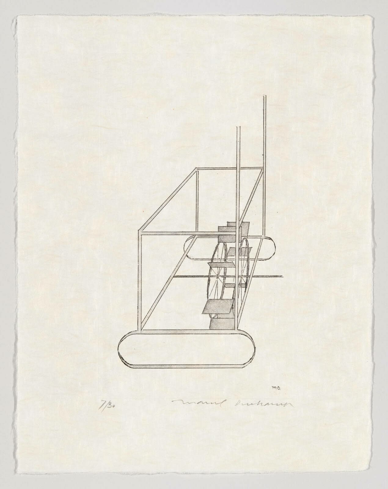 Marcel Duchamp, The Water Mill. The Large Glass and Related Works series, 1965-66