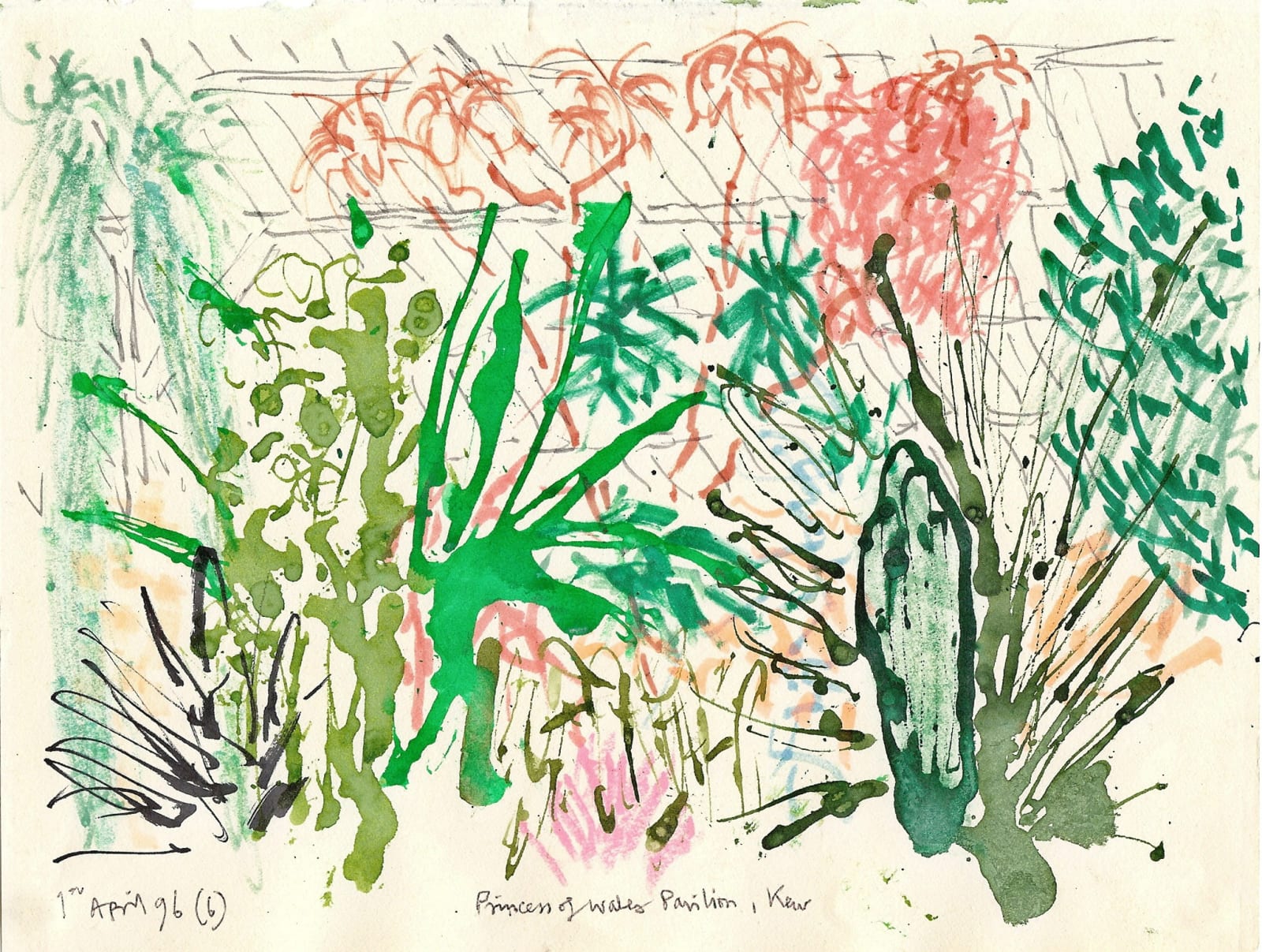 Adrian Berg, Princess of Wales Pavilion, Kew, 1st April (6), 1996