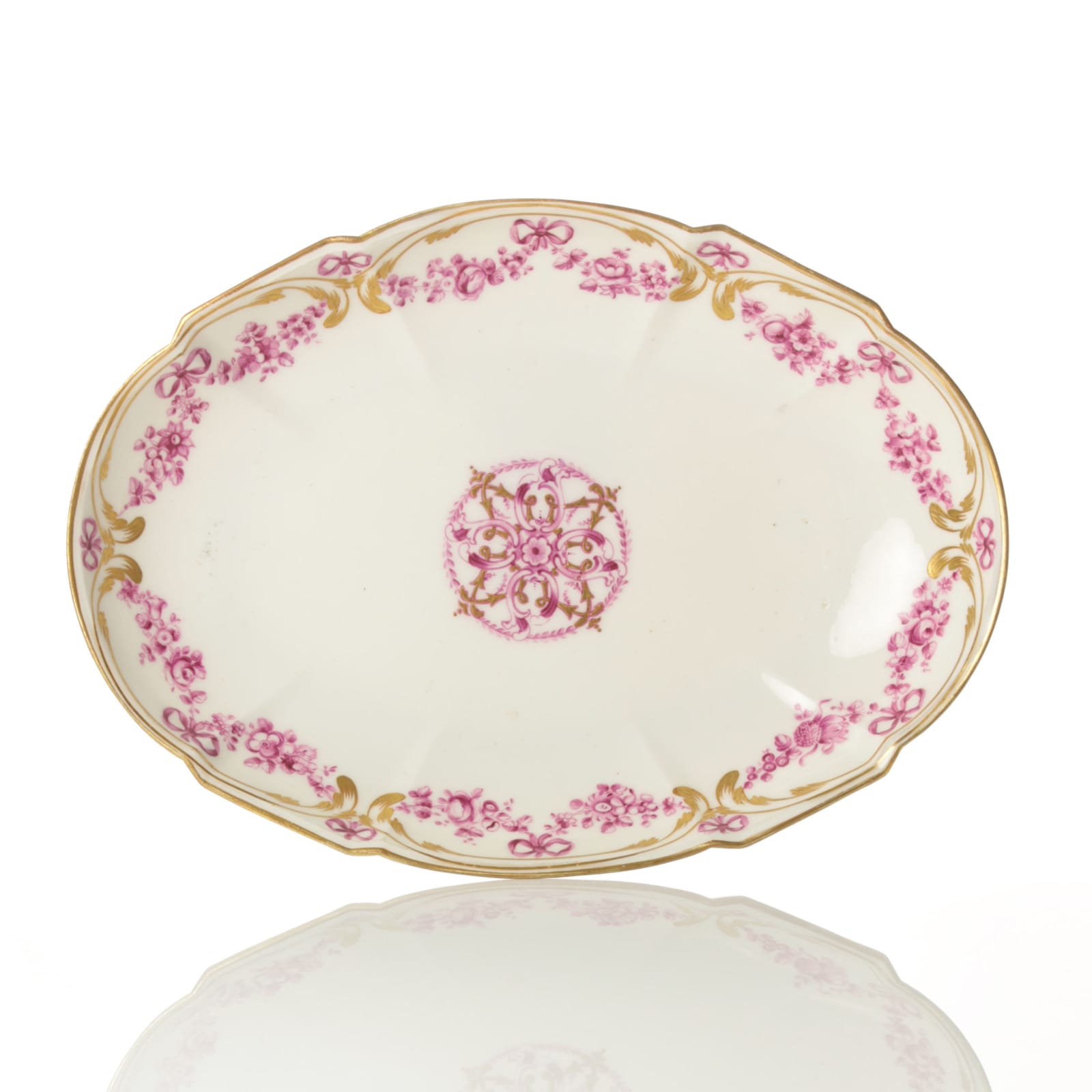 Sèvres Porcelain, A Royal Sèvres Oval Dish made for Louis XV, 1773