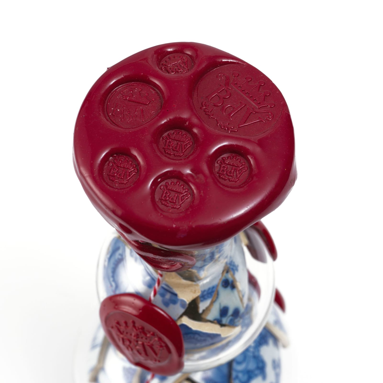 Bouke de Vries, Delft Double Gourd with Seals, 2024