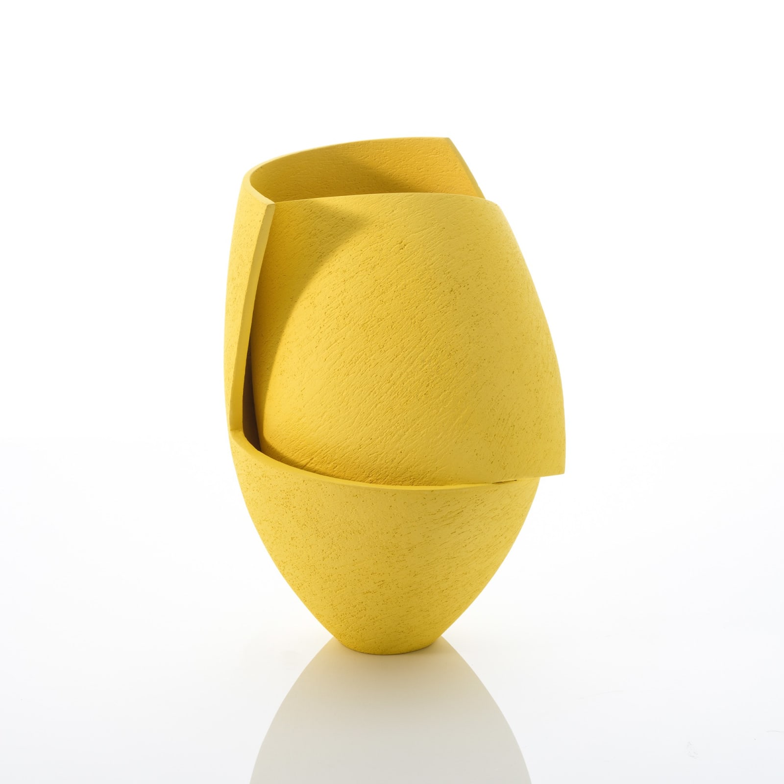 Ashraf Hanna, Yellow Deconstructed and Altered Vessel, 2025