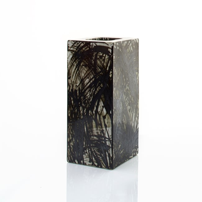 Felicity Aylieff, Square Black Scribble Vase, 2016
