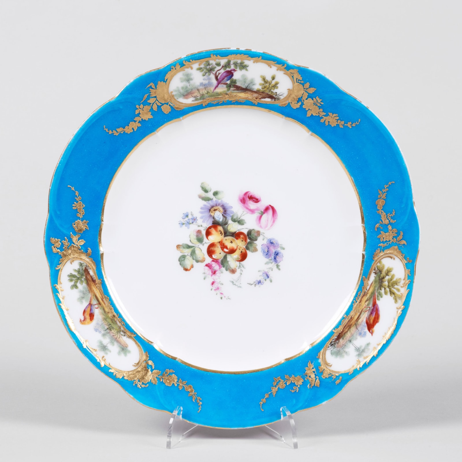 Sèvres Porcelain, A Sevres Porcelain Plate, 1761
