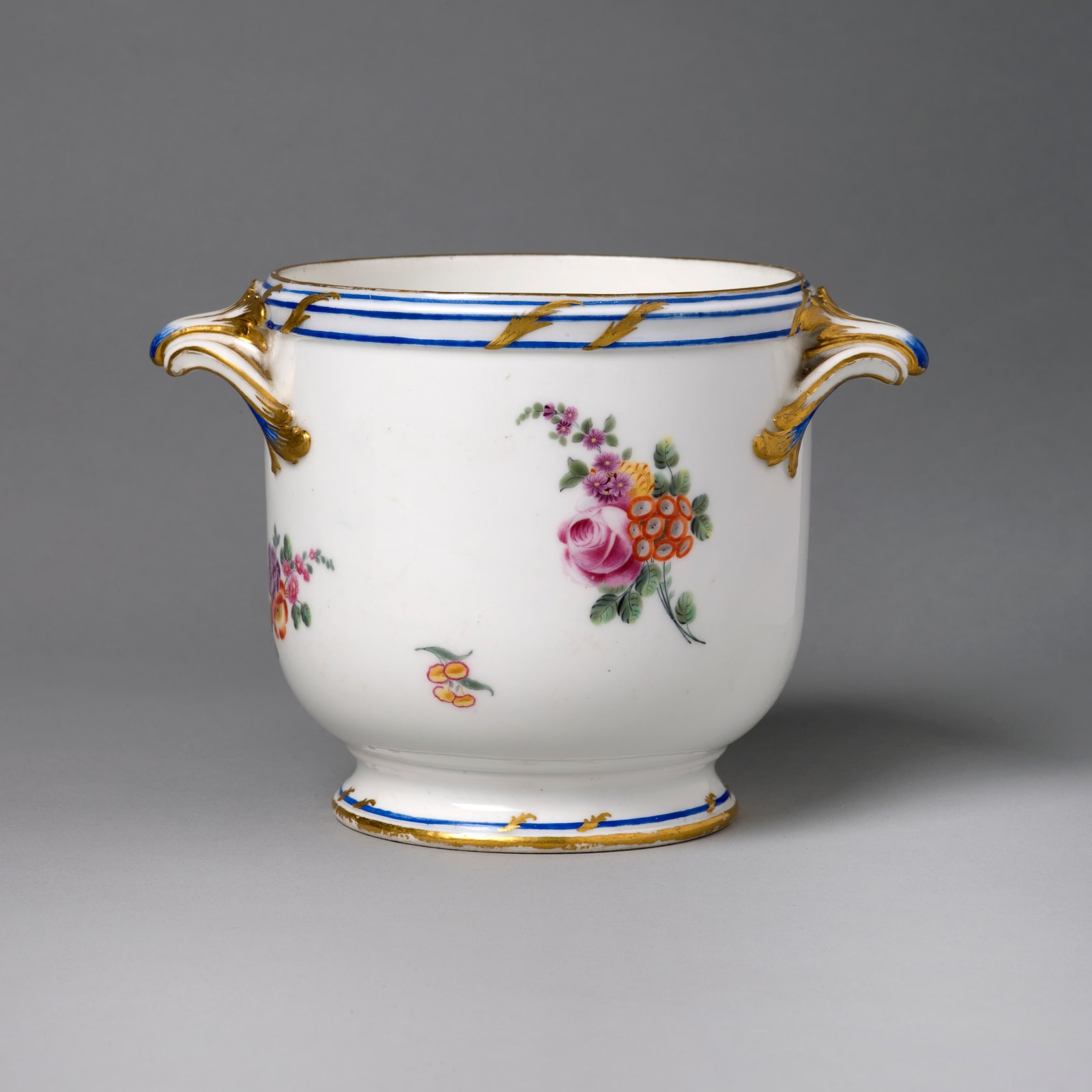 Sèvres Porcelain, A Vincennes Liquer Decanter Cooler, 1755