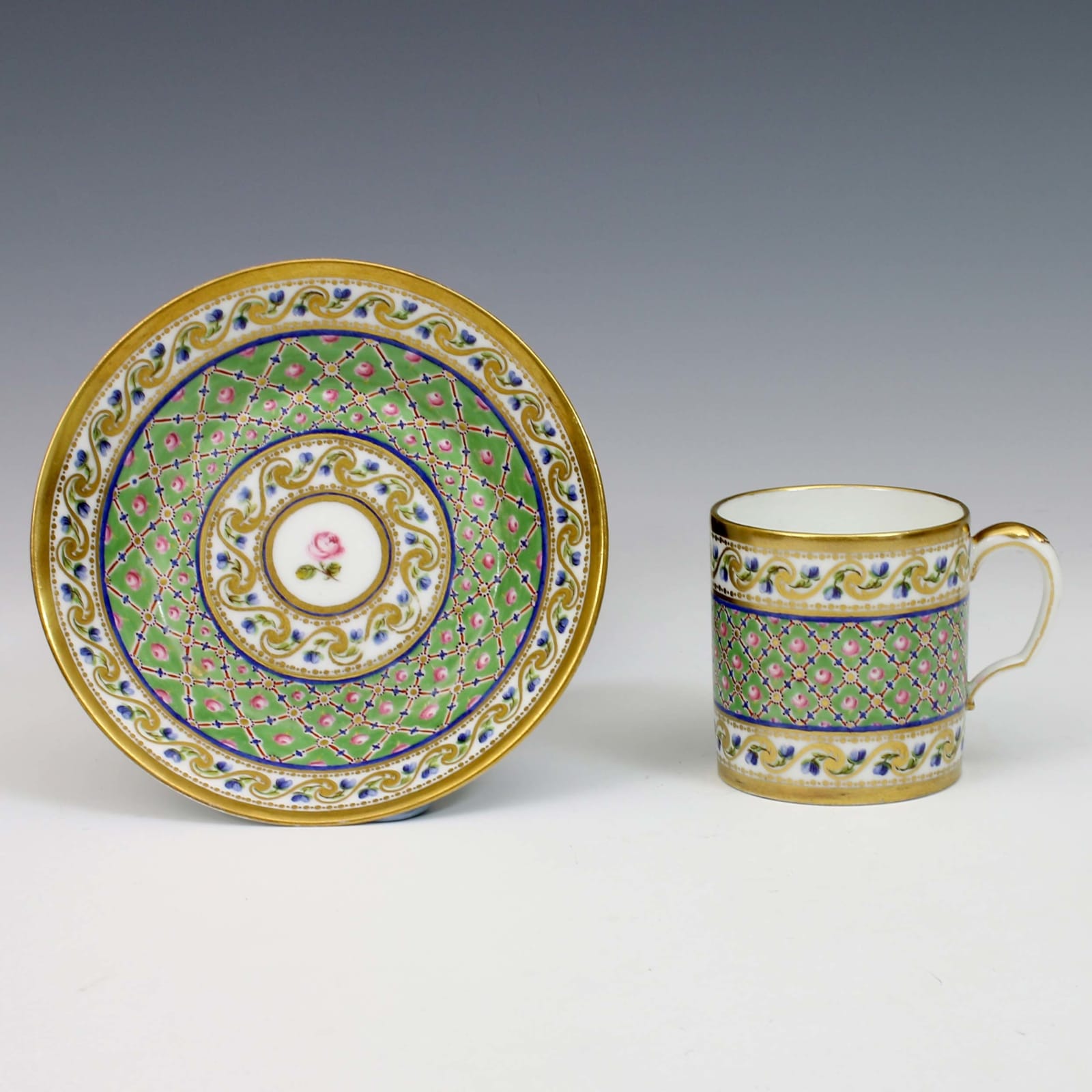 Sèvres Porcelain, A Sèvres Cup & Saucer, 1783