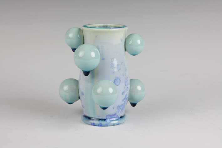Kate Malone, Blue Atomic Baby Vase, 2013