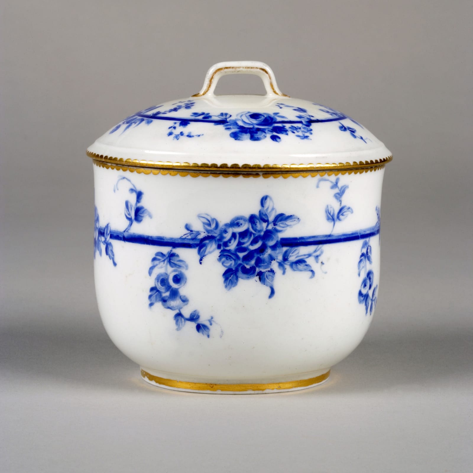Sèvres Porcelain, A Sèvres Sugar Bowl & Cover, 1761