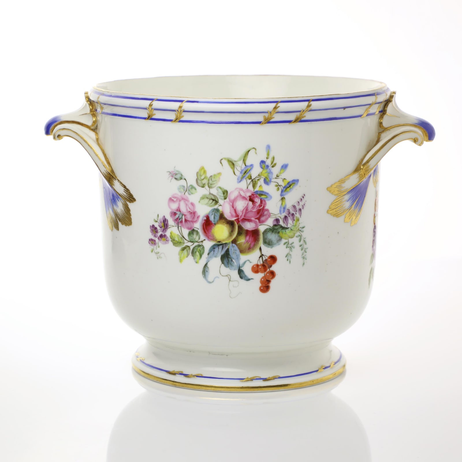 Sèvres Porcelain, A Soft-Paste Sèvres Porcelain Wine Cooler, 1760