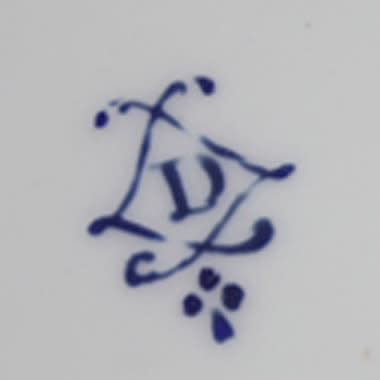 Sèvres Porcelain, A Circular Dish presented by Louis XV to the King of Denmark, 1757