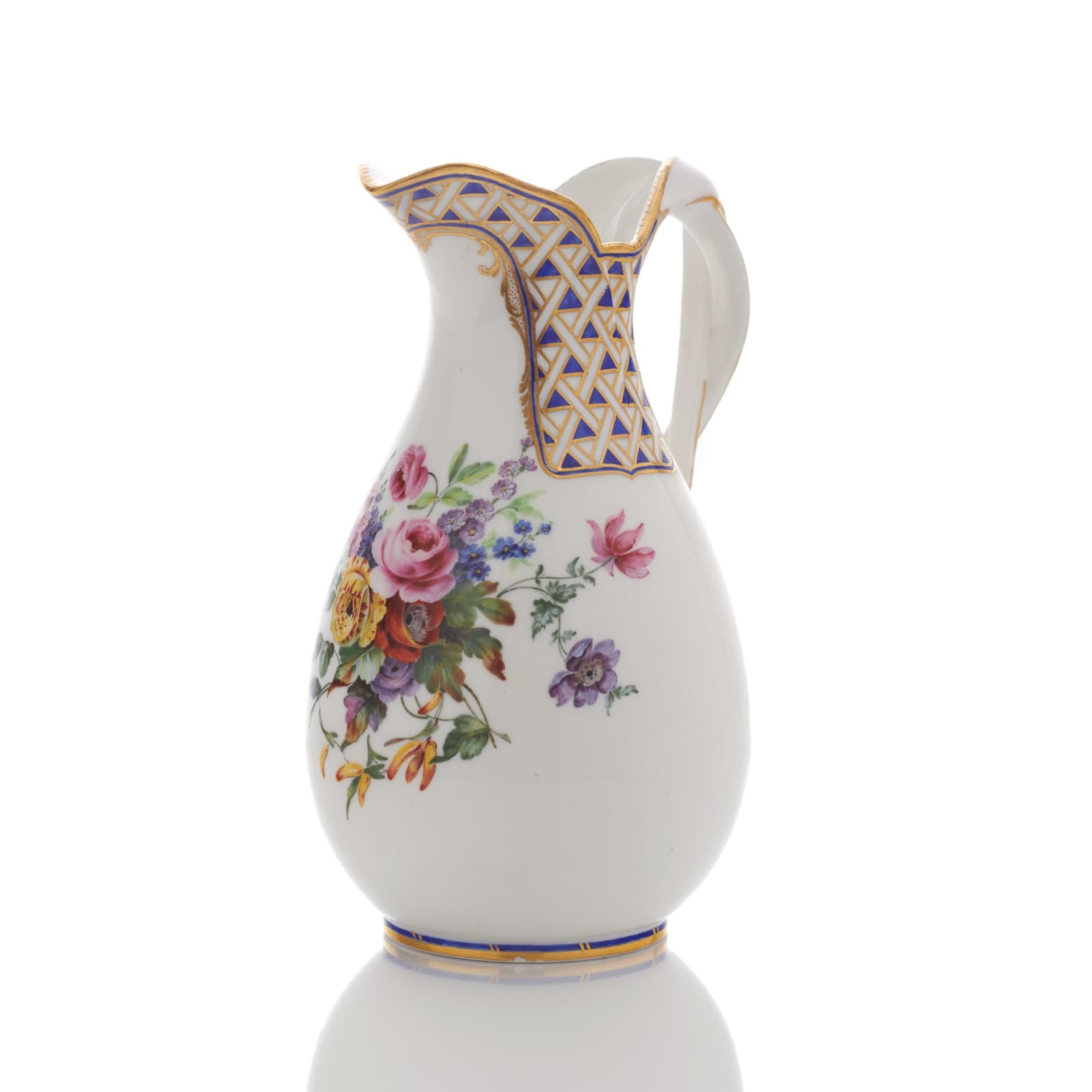 Sèvres Porcelain, A Soft-Paste Sèvres Porcelain Jug, 1762