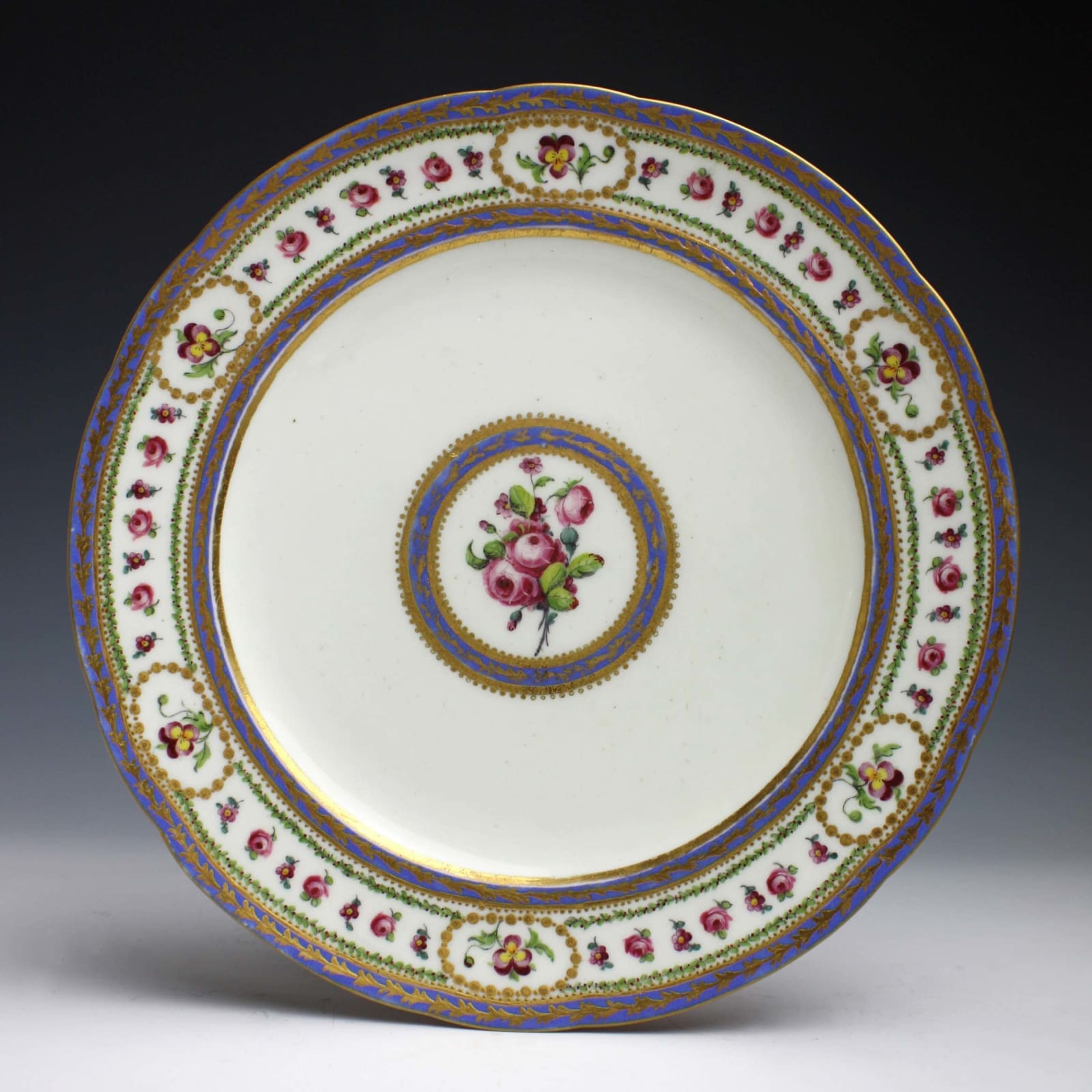 Sèvres Porcelain, A Sèvres Plate, 1787