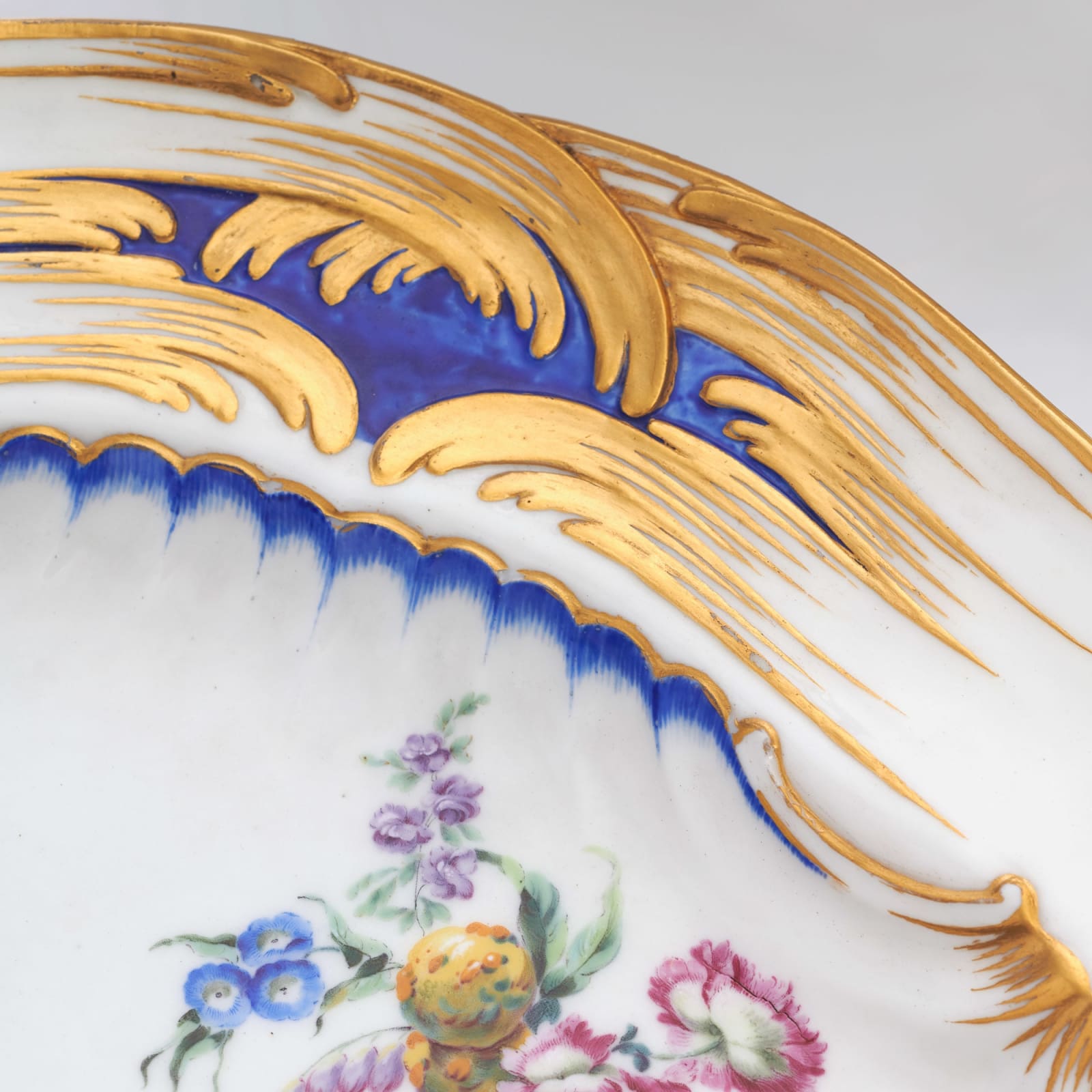 Sèvres Porcelain, A Vincennes Terrine Saxe, 1753-54