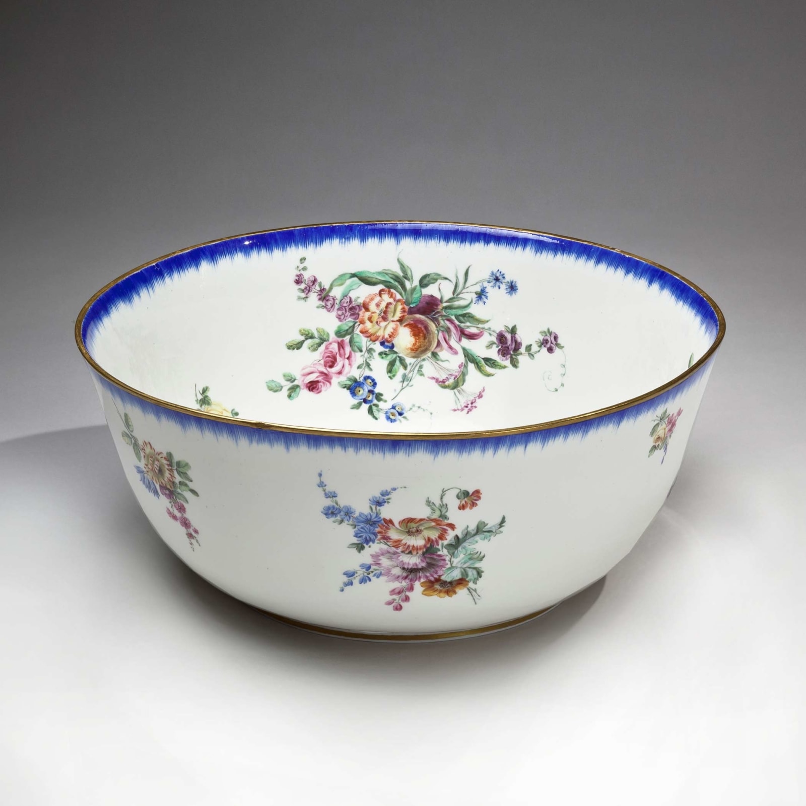 Sèvres Porcelain, A Sèvres Porcelain Punch Bowl, 1758