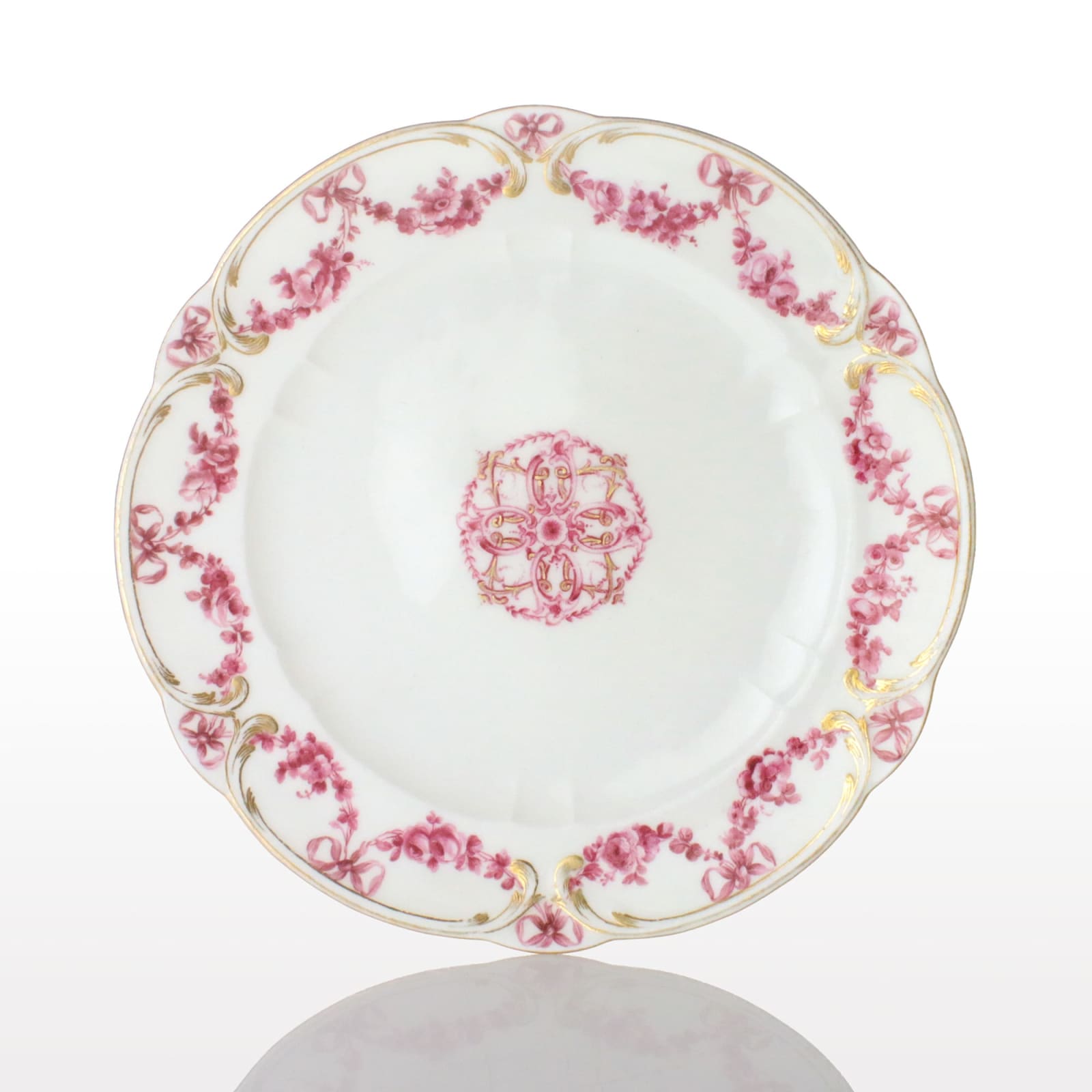 Sèvres Porcelain, A Royal Sèvres Plate made for Louis XV, 1770