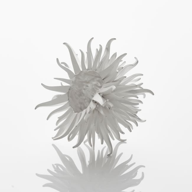 Junko Mori, Silver Organism; Mini Square Spike, 2020