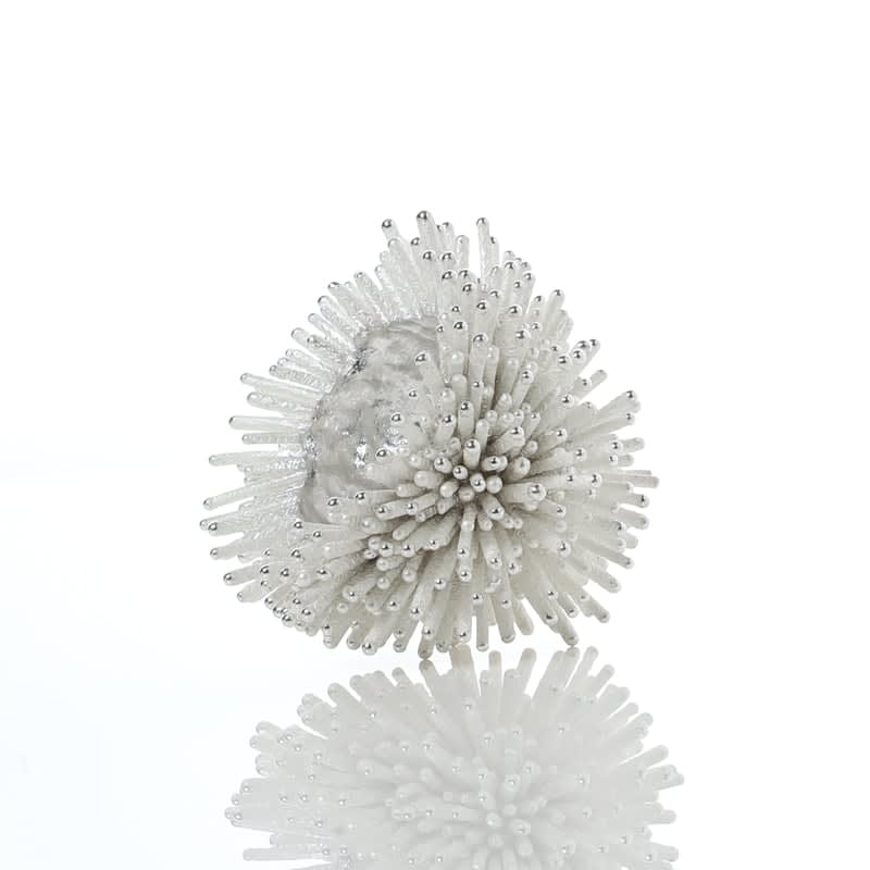 Junko Mori, Silver Organism; Pine Needle, 2019