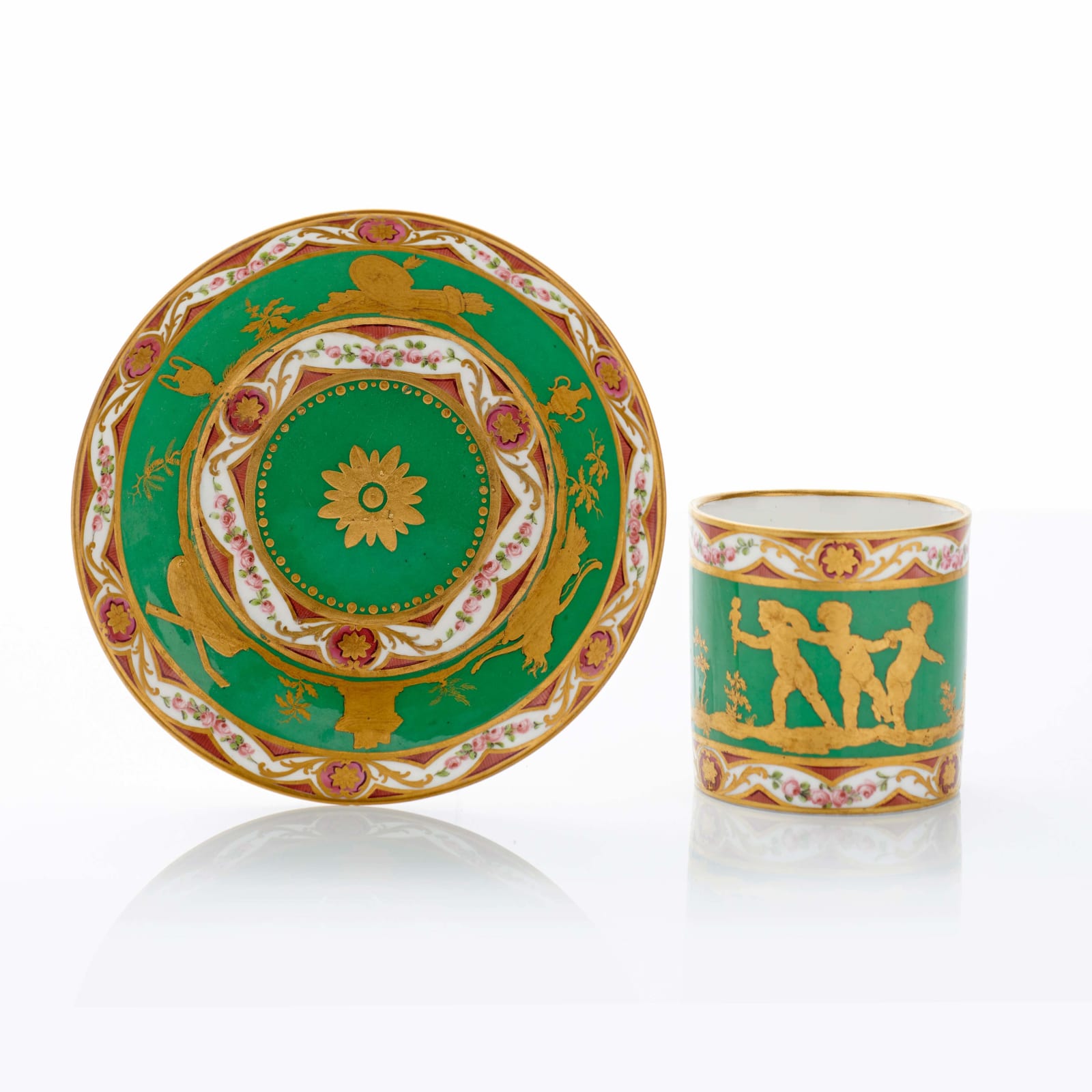 Sèvres Porcelain, A Sèvres Porcelain Cup & Saucer, 1782