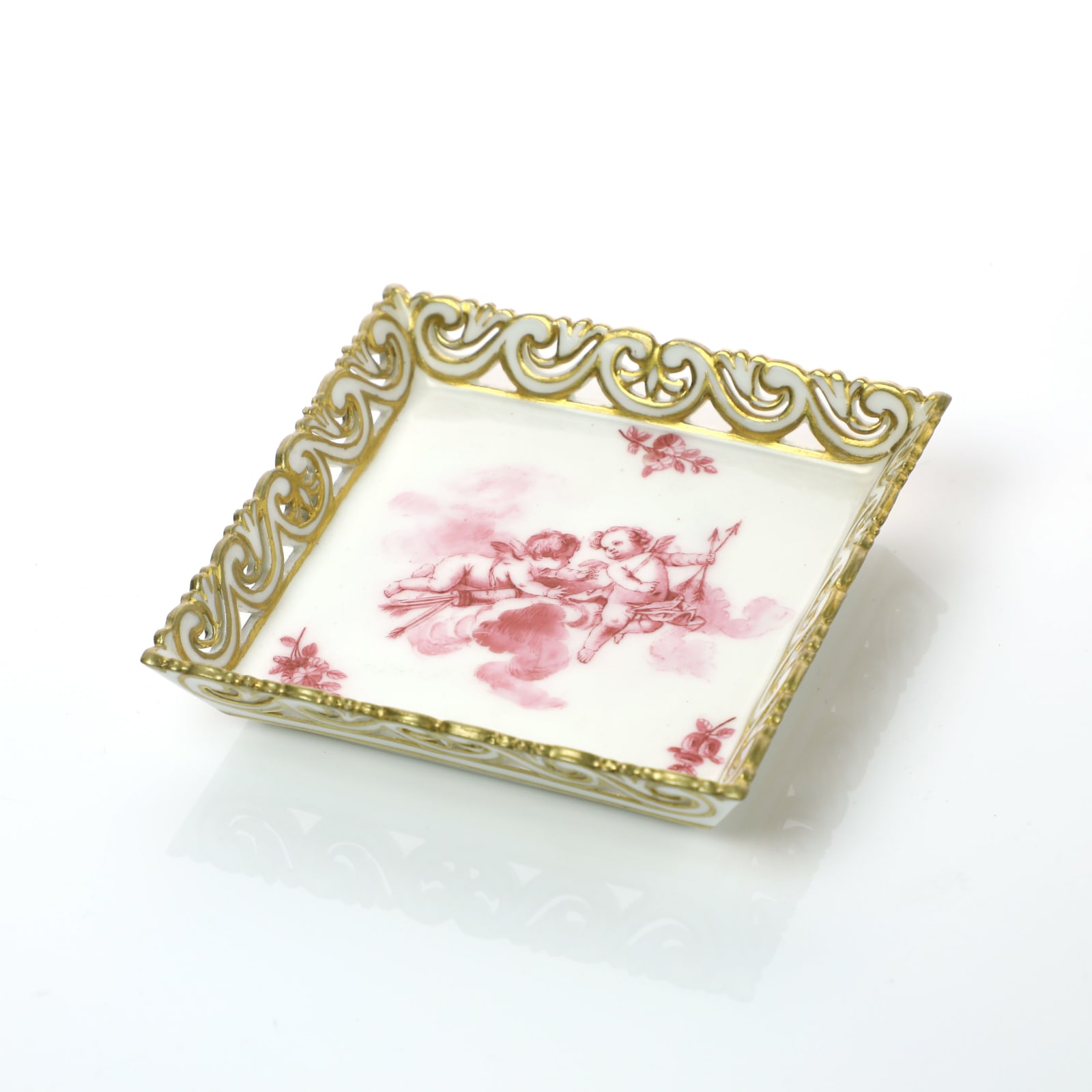Sèvres Porcelain, A Soft-Paste Sèvres Porcelain Tray, 1762