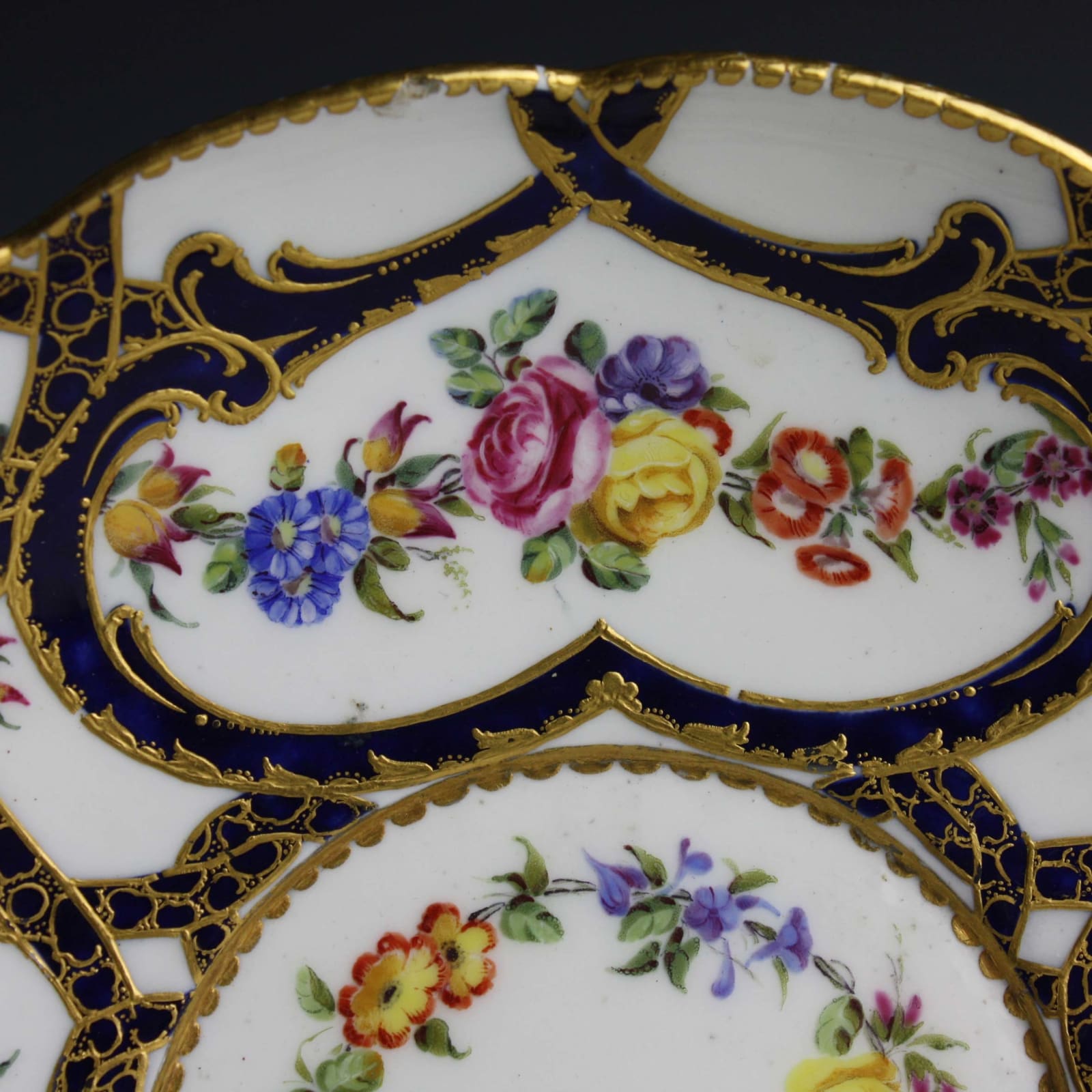 Sèvres Porcelain, A Sèvres Dish for an Ecuelle, circa 1759-60
