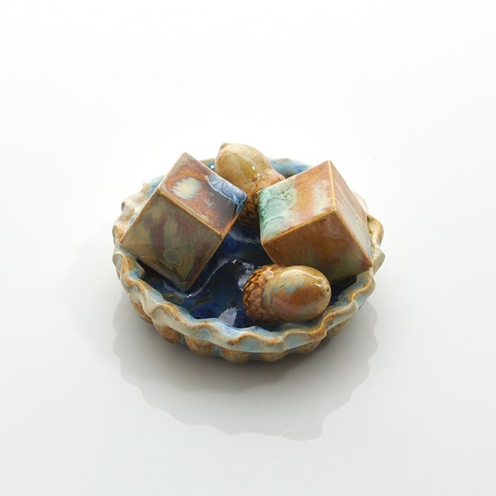 Kate Malone, A Small Assorted Fruit Tart - Acorn & Magma, 2020