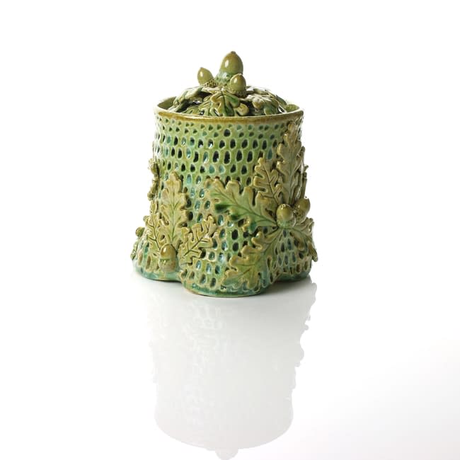 Kate Malone, Green Oak Jar, 2017
