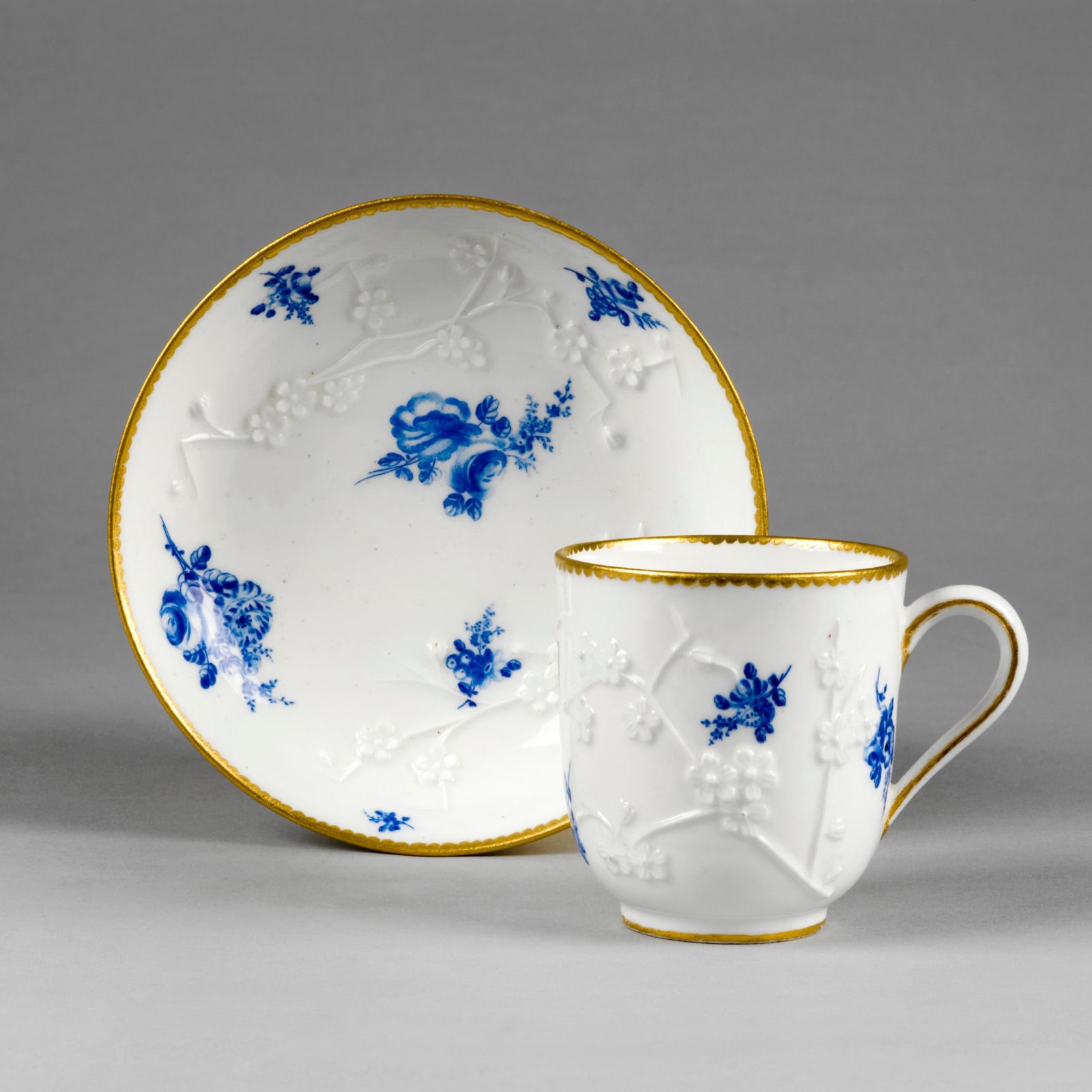 Sèvres Porcelain, A Sèvres Cup & Saucer, 1759