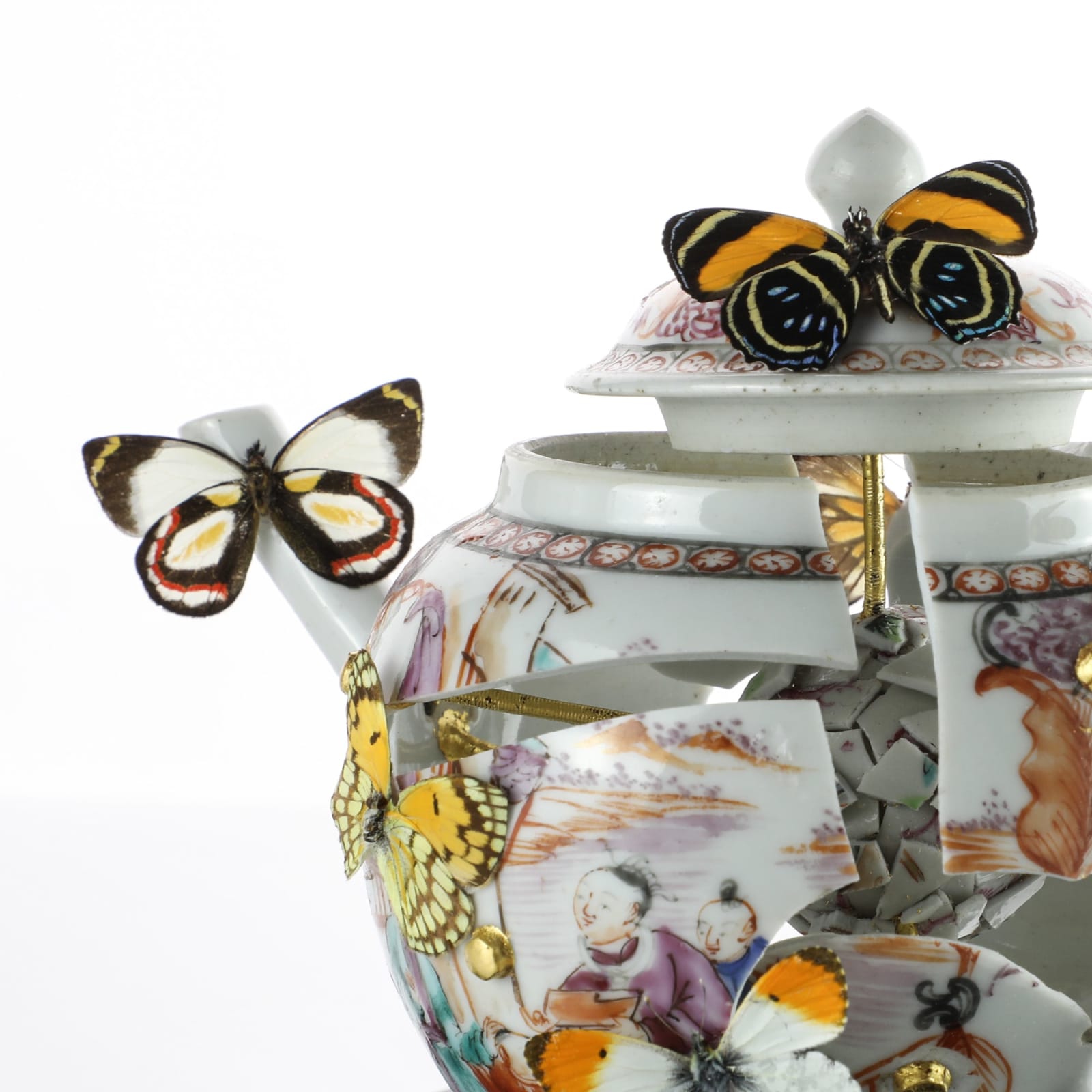 Bouke de Vries, Sculpture with Butterflies, 2025