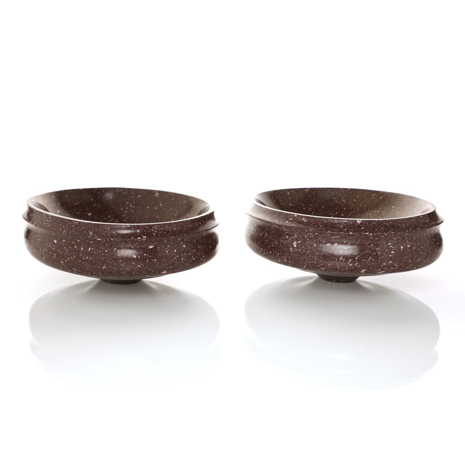 Stephen Cox RA, Pair of Lip Bowls: Julius Caesar & Cleopatra, 2022