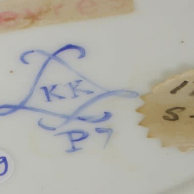 Sèvres Porcelain, A Pair of Sèvres Porcelain Cups and Saucers, 1787